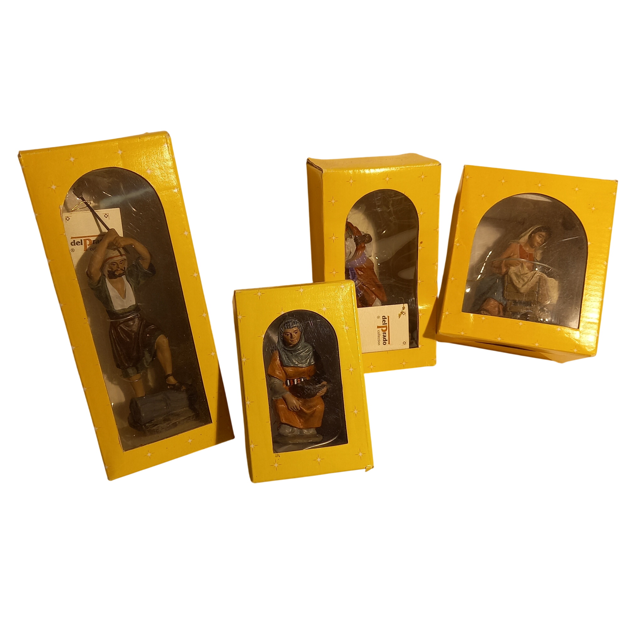 Acheter Lot de 4 Figurines de Crèche DelPrado Bon état - 30,00 € Lot de 4 Figurines de Crèche DelPrado Bon état - reconditionné disponible sur Label Emmaüs